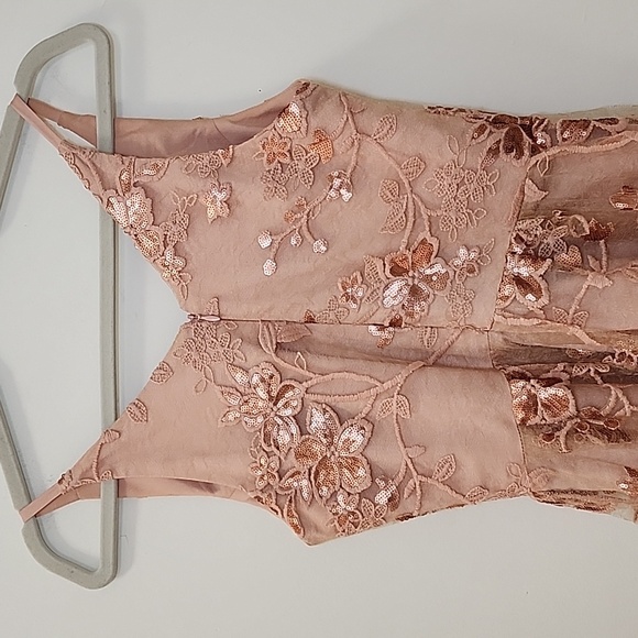 Dress The Population Fairycore Ally Floral Cocktail Dress Size Small - Picture 11 of 16